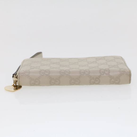 GUCCI GG Canvas ssima Long Wallet White 245914 Auth am4402 - Picture 5 of 16